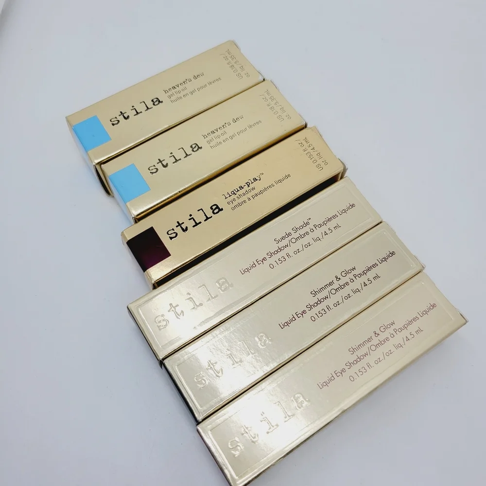 Ice Queen Stila Heaven's Dew Gel Lip Oil Sheer Icy Blue Brand New In Box